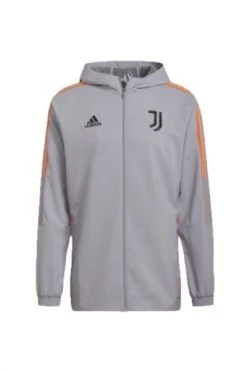 Adidas Trainingspakken Juventus Hooded Trainingspak Full Zip Senior 2021-2022 Gray