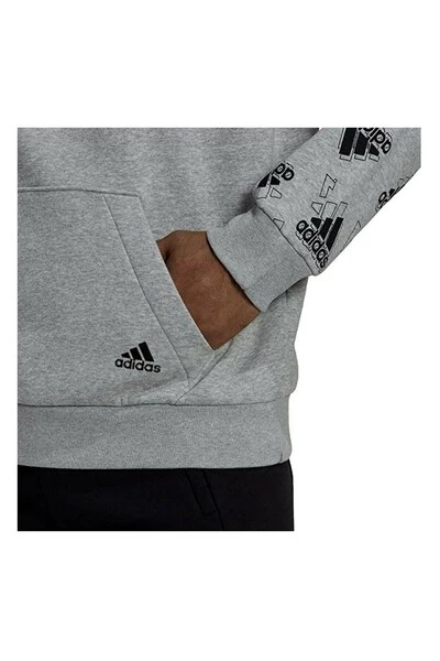 Adidas Hoodies & Sweatvesten HOODIE Gray 5 Adidas Hoodies & Sweatvesten HOODIE Gray - Afbeelding 3