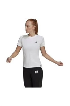 Adidas Sportkleding & Sportschoenen Sports T -shirt With Small Logo White