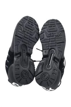 Vintage Schoenen Y-3 X Adidas Yohji Yamamoto ZX Run Sneakers In Black Leather Black -Adidas Verkoopwinkel 0acff37df0f0c159278afba2c36ab40e