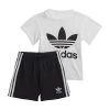 Adidas Trainingspakken Shorts And T-Shirt Set White