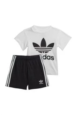 Adidas Trainingspakken Shorts And T-Shirt Set White