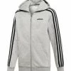 Adidas Sweaters Iconic Zipped Sweatshirt Gray -Adidas Verkoopwinkel 0e1dc9e814da1fce52e4bfa17c701678