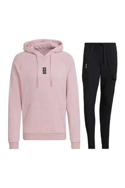 Adidas Trainingspakken Miami Travel Trainingspak Pink 4 Adidas Trainingspakken Miami Travel Trainingspak Pink - Afbeelding 2