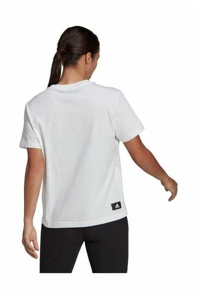 Adidas T-shirts W Fi 3B T-SHIRT White 5 Adidas T-shirts W Fi 3B T-SHIRT White - Afbeelding 3