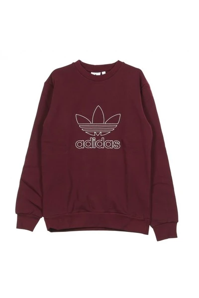 Adidas Hoodies & Sweatvesten Outline Crew Crew Sweatshirt Brown 3 Adidas Hoodies & Sweatvesten Outline Crew Crew Sweatshirt Brown