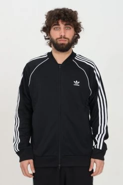 Adidas Hoodies & Sweatvesten Sweater Black -Adidas Verkoopwinkel 18f82df73f3a0f3a543389aace307208