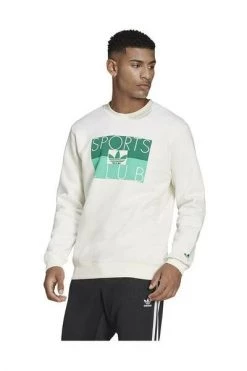 Adidas Hoodies & Sweatvesten Sweatshirt White -Adidas Verkoopwinkel 192db9cffd1cf9c33515fc3485687526