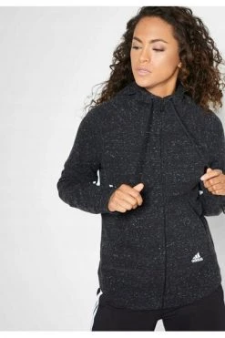 Adidas Hoodies & Sweatvesten S2S FZ HOODIE DH8103 Black -Adidas Verkoopwinkel 210bf81ee9bcb155779ffeb84aa56bf4