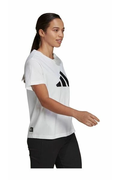 Adidas T-shirts W Fi 3B T-SHIRT White 6 Adidas T-shirts W Fi 3B T-SHIRT White - Afbeelding 4