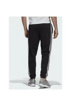 Adidas Sweatpants ESENTALS FRENCH TERRY Tapered Pants 3 Bands Black