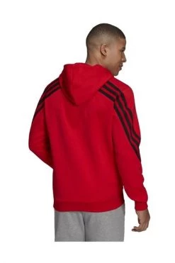 Adidas Hoodies & Sweatvesten Zip-throughs Red