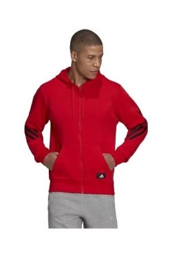Adidas Hoodies & Sweatvesten Zip-throughs Red -Adidas Verkoopwinkel 2644a646831f792ecc18ea32777dd46a