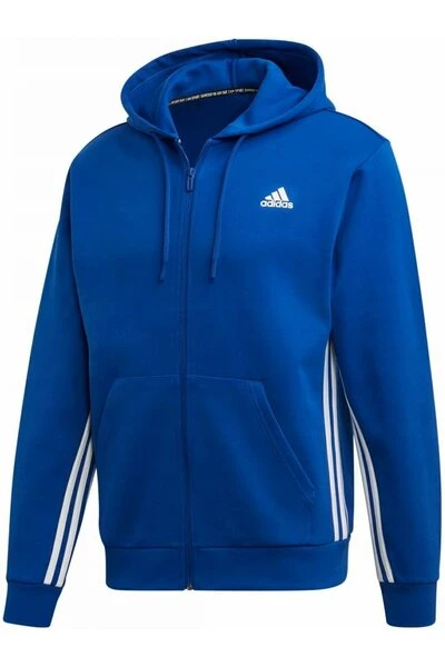 Adidas Hoodies & Sweatvesten EB5282 Sweatshirt Blue 6 Adidas Hoodies & Sweatvesten EB5282 Sweatshirt Blue - Afbeelding 4