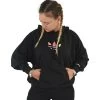 Adidas Hoodies & Sweatvesten Hooded Sweatshirt With Oversize Model And Embroidered Logo On The Front Black -Adidas Verkoopwinkel 298660047e514dfb6f31c7f66eae4528