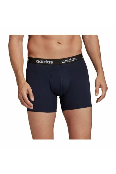 Adidas Boxershorts Tripack Boxers Stretch With Logo Blue 2 Adidas Boxershorts Tripack Boxers Stretch With Logo Blue - Afbeelding 2