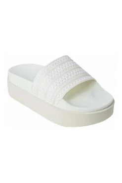 Adidas Slippers Adilette Bonega Slides White