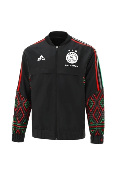 Adidas Hoodies & Sweatvesten Ajax X Daily Paper Anthem Jack 3rd Senior 2022-2023 Black 4 Adidas Hoodies & Sweatvesten Ajax X Daily Paper Anthem Jack 3rd Senior 2022-2023 Black - Afbeelding 2