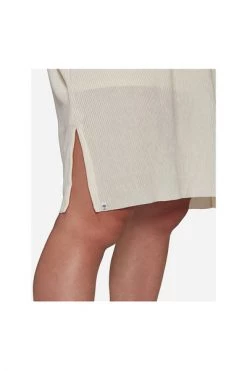 Adidas Casual Jurken HF7547 Women's Dress Beige -Adidas Verkoopwinkel 407c02857ea21324ba48f0f20a81c1f1