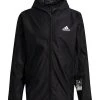 Adidas Zomerjassen Zipped Hooded Jacket Black
