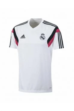 Adidas Sportshirts Real Madrid Club Shirt White -Adidas Verkoopwinkel 4278e55bf53a509f2dff0f29408d9b0e