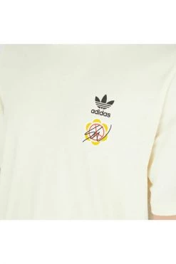 Adidas Shirts Graphic Print T-Shirt Beige -Adidas Verkoopwinkel 42d00ee569b03411a9ebd870a501fbd3