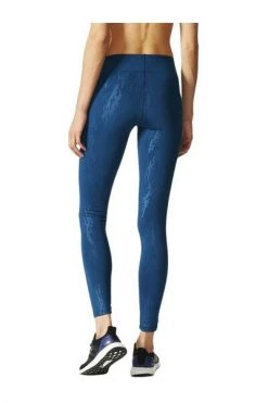 Adidas Leggings & Treggings Long Tight Q4 All Over Print Leggings Blue -Adidas Verkoopwinkel 471a39ab1f43814e4231494062841693