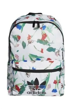 Adidas Rugzakken Classic Mochila Floral Backpack White