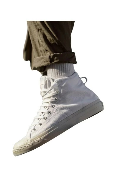 Adidas Sneakers Nizza High-top Canvas Trainers White 4 Adidas Sneakers Nizza High-top Canvas Trainers White - Afbeelding 2