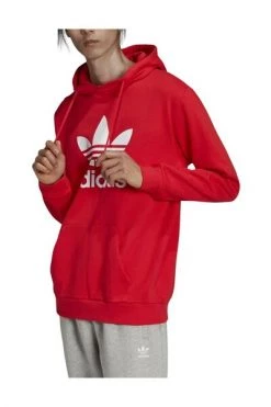 Adidas Hoodies & Sweatvesten Classic Hooded Sweatshirt With Trefoil Print Red 11 Adidas Hoodies & Sweatvesten Classic Hooded Sweatshirt With Trefoil Print Red -Adidas Verkoopwinkel 491a3cbbf8eb7248f9956e69536b9ff4