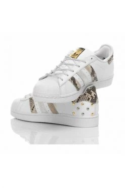 Adidas Customized Sneakers C77124 571 SUPERSTAR ZOE White