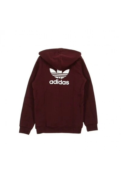 Adidas Hoodies & Sweatvesten TRF FLC Hooded Sweatshirt Brown 3 Adidas Hoodies & Sweatvesten TRF FLC Hooded Sweatshirt Brown