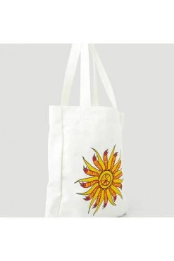 Adidas Tassen Graphic Print Shopper Tote Bag White