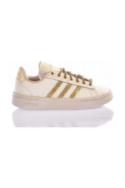 Customized Women& Shoes Sneakers 2567 2567 ADIDAS GRAN COURT ICE-COFFE Beige