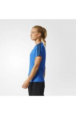 Adidas Outdoor Climalite Designed 2 Move Tee 3 Stripes BK2683 T -shirt Blue