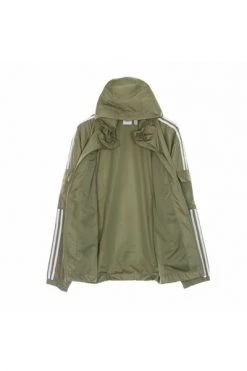 Adidas Outdoorjassen 3 Stripes Classic Windbreaker Green -Adidas Verkoopwinkel 5659ea250dd972101fbea7c6ab7d9286