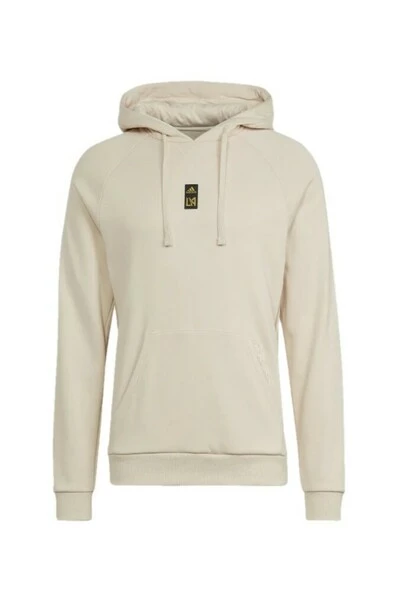 Adidas Hoodies & Sweatvesten Los Angeles FC Travel Hoodie Beige 4 Adidas Hoodies & Sweatvesten Los Angeles FC Travel Hoodie Beige - Afbeelding 2