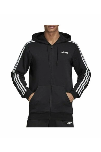 Adidas Hoodies & Sweatvesten Iconic Zipped Eco Friendly Sweatshirt Black 7 Adidas Hoodies & Sweatvesten Iconic Zipped Eco Friendly Sweatshirt Black - Afbeelding 5