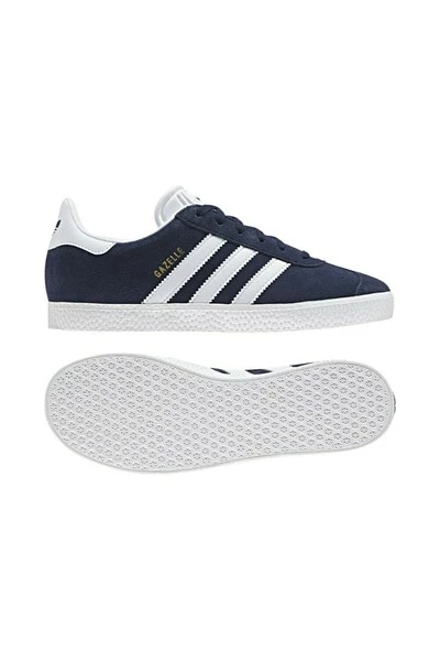 Adidas Sneakers Basket Gazelle J Lacet Blue 4 Adidas Sneakers Basket Gazelle J Lacet Blue - Afbeelding 2