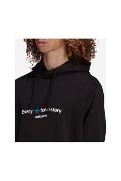 Adidas Hoodies & Sweatvesten HC7162 Sweatshirt Black -Adidas Verkoopwinkel 69305468c7cf54a9d5b549126c7c5b3a