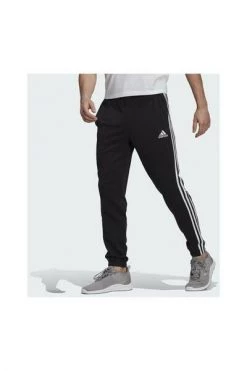 Adidas Sweatpants ESENTALS FRENCH TERRY Tapered Pants 3 Bands Black -Adidas Verkoopwinkel 6c00a3a748e292349026e869fd901c32