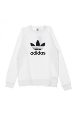 Adidas Hoodies & Sweatvesten SWEATSHIRT TREFOIL CREW White -Adidas Verkoopwinkel 6c42697cc14b9a20522f5bb527768d14