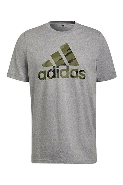 Adidas Shirts T-shirt HE4376 Gray 4 Adidas Shirts T-shirt HE4376 Gray - Afbeelding 2