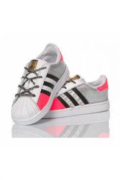 Adidas Customized Sneakers BA8378 1375 SUPERSTAR COSMOPOLITAN Gray