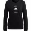 Adidas Hoodies & Sweatvesten Printed Logo Sweatshirt Black -Adidas Verkoopwinkel 72d7f18a0123a95cf1d79a6269e48cc9