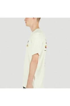 Adidas Shirts Graphic Print T-Shirt Beige -Adidas Verkoopwinkel 75a619ed618b0634435c56ba3b1c89d5