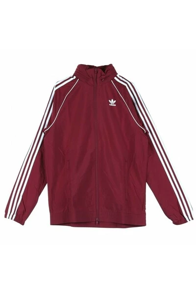 Adidas Outdoorjassen Wind Jacket Red 6 Adidas Outdoorjassen Wind Jacket Red - Afbeelding 4