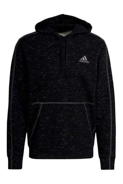 Adidas Hoodies & Sweatvesten GK8910 Hood Sweatshirt Black 4 Adidas Hoodies & Sweatvesten GK8910 Hood Sweatshirt Black - Afbeelding 2