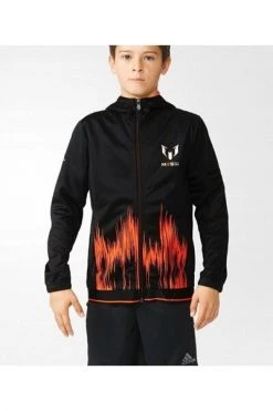 Adidas Sweaters Messi Hoodie Ak1963 Black -Adidas Verkoopwinkel 79b197358883cd80169cea77b64021b6