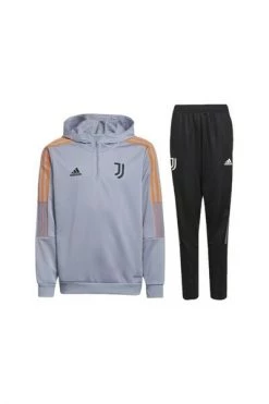 Adidas Trainingspakken Juventus TK Hooded Trainingspak Gray